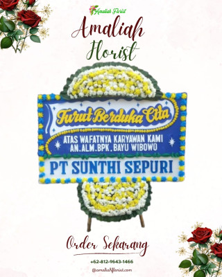 Papan Bunga Duka di Ayip